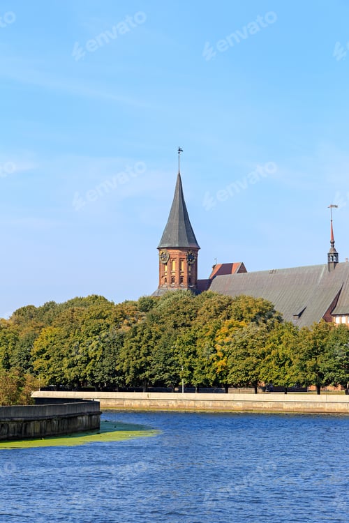Preview: Russia, Kaliningrad. The Central Part Of The City Of Kaliningrad, The Kaliningrad Cathedral On The