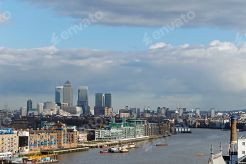 Preview: East London And Canary Wharf Cityscape