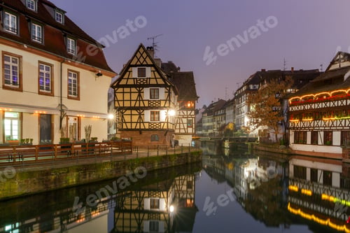 Preview: Strasbourg. Petite France District In The Old City.