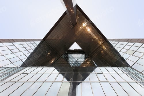 Preview: Abstract View Of Modern Office Building Exterior