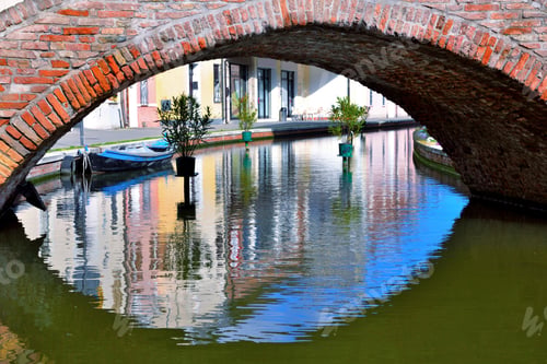 Preview: Small Italian Town Comacchio Also Known As "The Little Venice", Emilia Romagna Region, Province Of