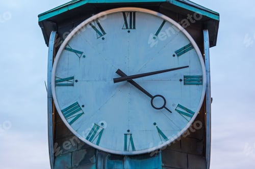 Preview: Aker Brygge Clock Tower In Oslo Norway