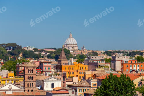 Preview: Rome. View Of The City From The Aventine Hill.