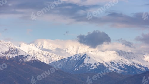 Preview: The Slow Flow Of The Tagliamento River Cradled By Its Mountains.