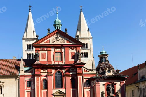 Preview: St. George'S Basilica On Prague Castle, Czech Republic