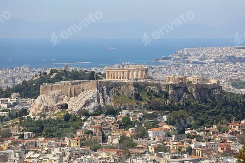 Preview: Acropolis Athens And Cityscape From Mount Lycabettus