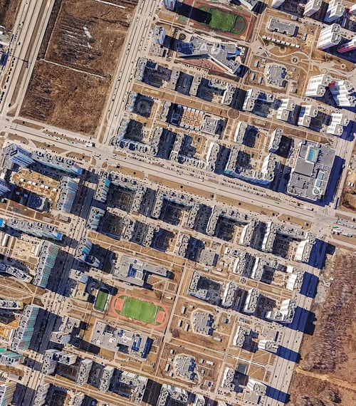 Preview: Top View Of The New Akademicheskiy District. Ekaterinburg, Russia