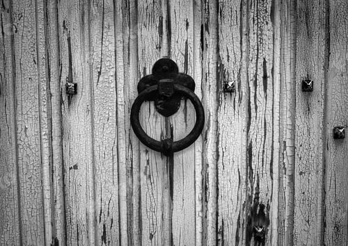 Preview: Aged Wooden Door Lock, Construction