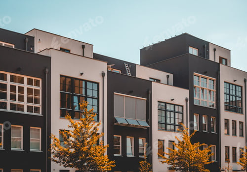 Preview: Some Expensive Row Houses In Berlin With Orange Trees