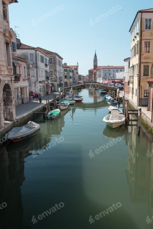 Preview: Reflections Along The Canals Of Chioggia, Venice And Its Lagoon.