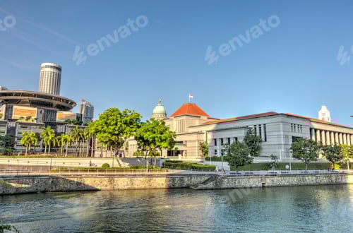 Preview: Singapore Waterfront, Hdr Image