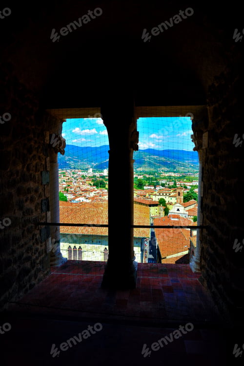 Preview: Panorama On Top Of The Tower Of The Cathedral Of Pistoia