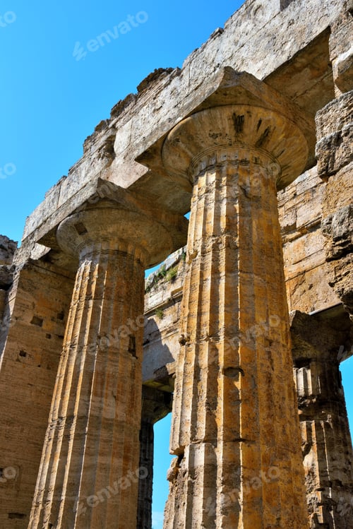 Preview: The Temple Of Neptune It Was Built In The Doric Order Around 460–450 Bc Paestum Italy