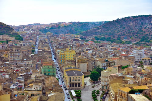 Preview: Panorama Of Scicli, Sicily, Italy