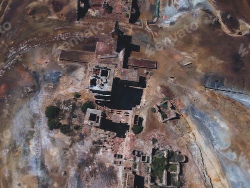 Preview: Aerial View From An Old Copper Mine. Minas De S. Domingos Portugal