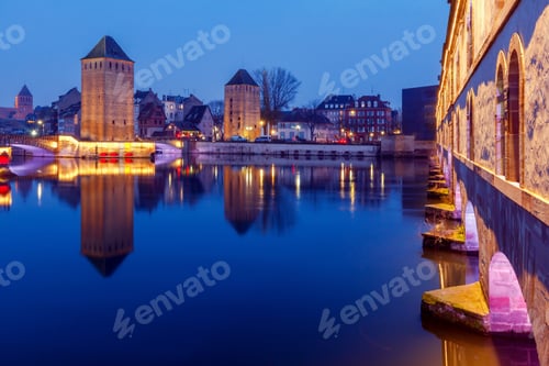 Preview: Strasbourg. Vauban Dam At Night.