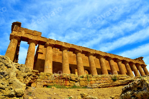 Preview: The Temple Of Concordia Is A Greek Temple Valley Of The Temples Agrigento Sicily Italy