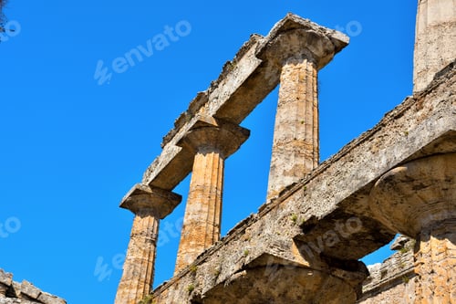 Preview: The Temple Of Neptune It Was Built In The Doric Order Around 460–450 Bc Paestum Italy