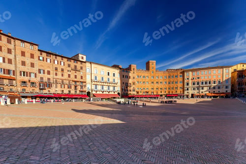 Preview: Siena. The Central City Square Piazza Del Campo.