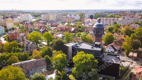 Preview: Russia, Zelenogradsk. Water Tower Krantz. The City Water Tower Was Built In Kranz In 1904. Tower