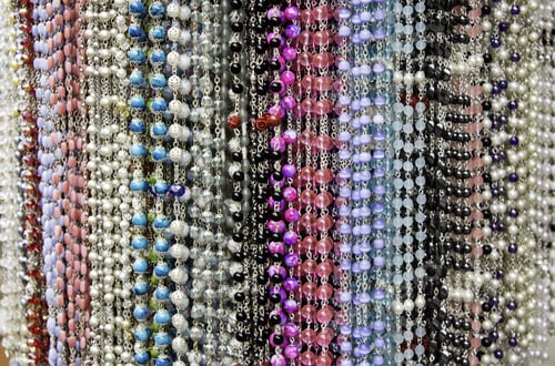 Preview: Rosary Chains With Shiny Pearls, Jewelry And Accessories