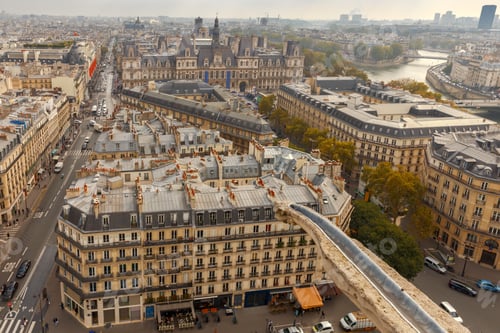 Preview: Paris. Aerial View Of The City.