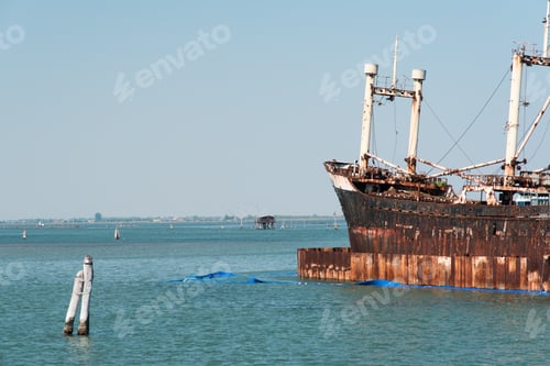 Preview: Naval Wreckage In Venice Lagoon