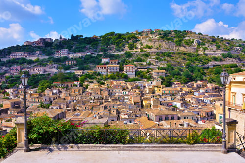Preview: Panorama Of Modica Sicily Italy