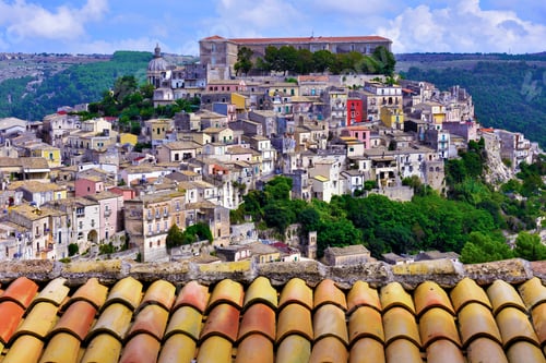 Preview: Panorama Of Ragusa Sicily Italy