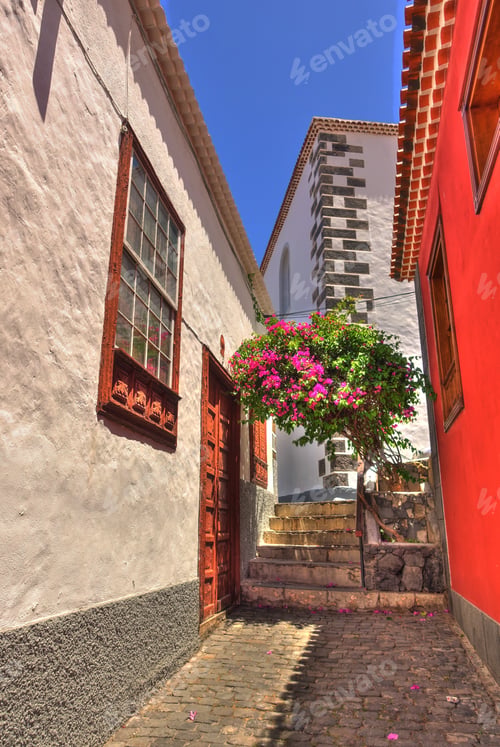 Preview: Garachico Street Perspective, Tenerife, Canary Islands