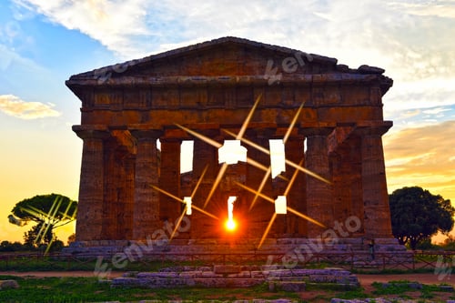 Preview: The Temple Of Neptune It Was Built In The Doric Order Around 460–450 Bc Paestum Italy