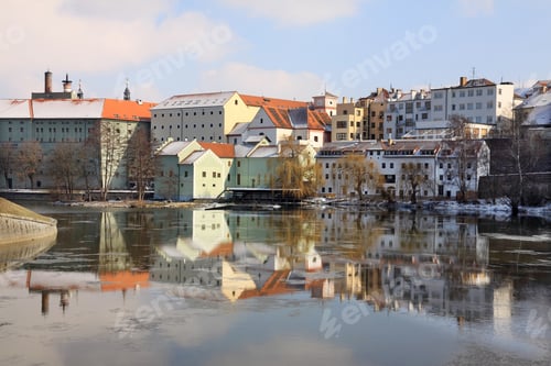 Preview: The Old Town Pisek On The River Otava