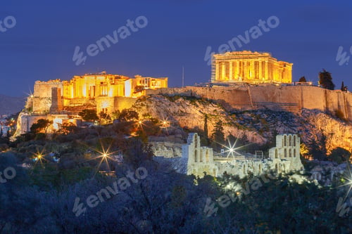 Preview: Athens. The Parthenon On The Acropolis.