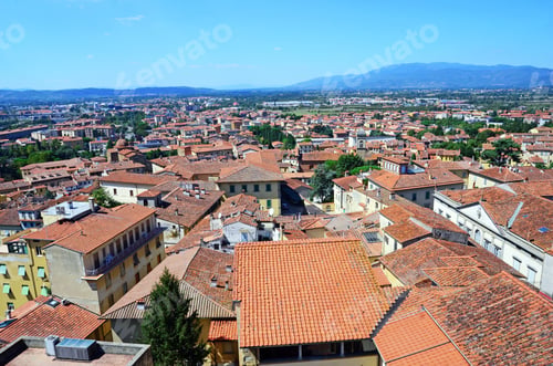 Preview: Panorama Of The Beautiful City Of Arezzo In Tuscany - Italy