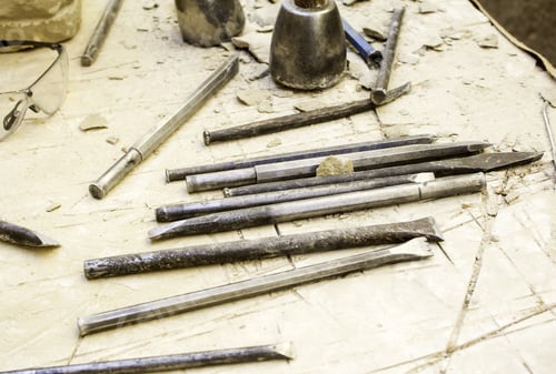 Preview: Tools For Wood Carving In Place Of Work, Industry
