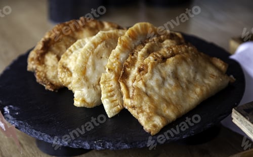 Preview: Tuna And Puff Pastry Fried In Restaurant, Fast Food
