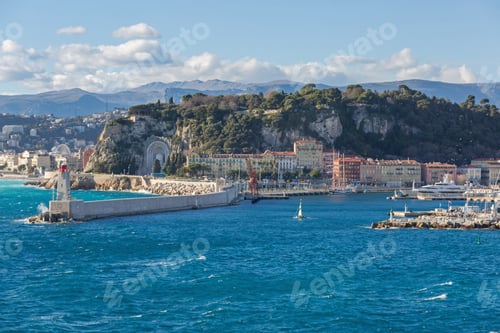 Preview: Port In Nice France Blue Mediterranean Sea