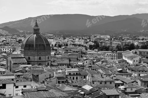 Preview: Panorama On Top Of The Tower Of The Cathedral Of Pistoia