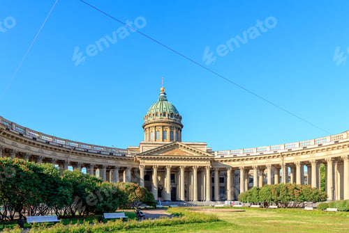 Preview: Saint-Petersburg, Russia. Kazan Cathedral In The Morning