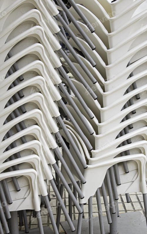 Preview: Restaurant Chairs Stacked Abroad And Catering Business