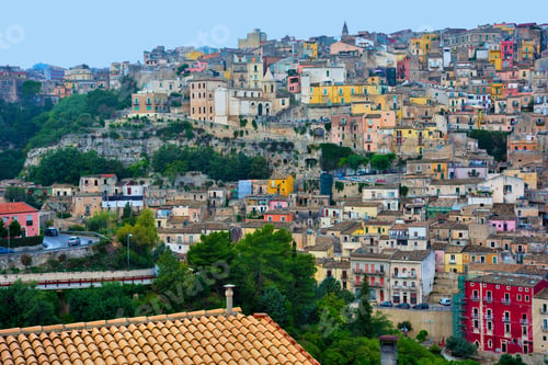 Preview: Panorama Of Ragusa Sicily Italy