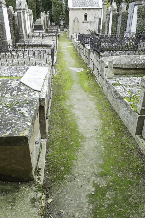 Preview: Tombstone In Cemetery In The Holy Land, Religion And Cross
