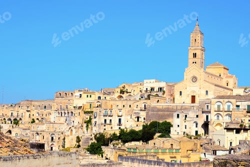 Preview: The Old City Of Matera In Italy.