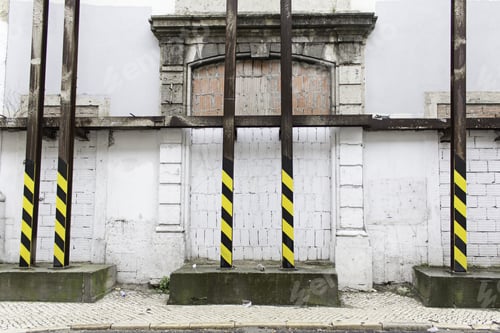 Preview: Building Under Construction In Street Of Lisbon Architecture