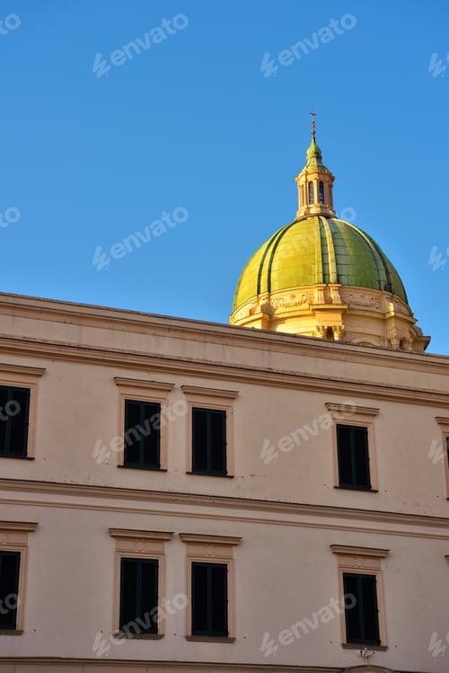 Preview: The Exterior Of The Dome Of The Shrine Of The Blessed Virgin Of The Rosary Of Pompeii