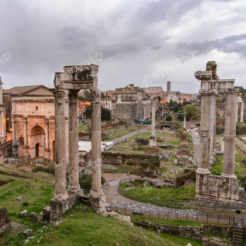 Preview: Rome. Roman Forum Before The Storm