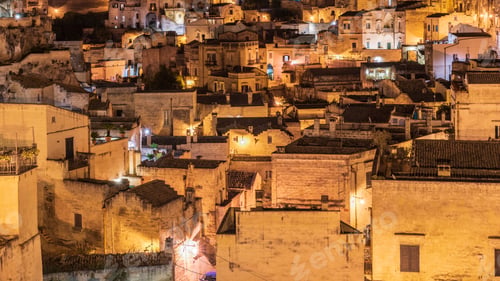 Preview: Sassi Di Matera At Night. European Capital Of Culture.
