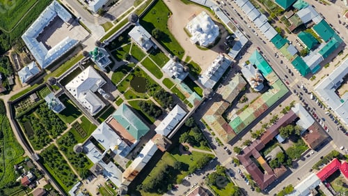 Preview: Rostov, Russia. Rostov Kremlin. The Main Attraction Of The City Of Rostov The Great, Aerial View