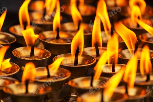 Preview: Candles At A Temple