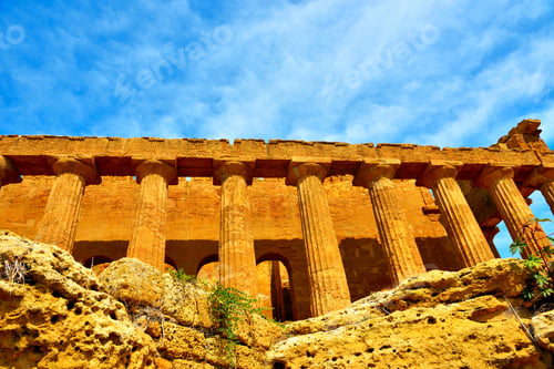 Preview: The Temple Of Concordia Is A Greek Temple Valley Of The Temples Agrigento Sicily Italy